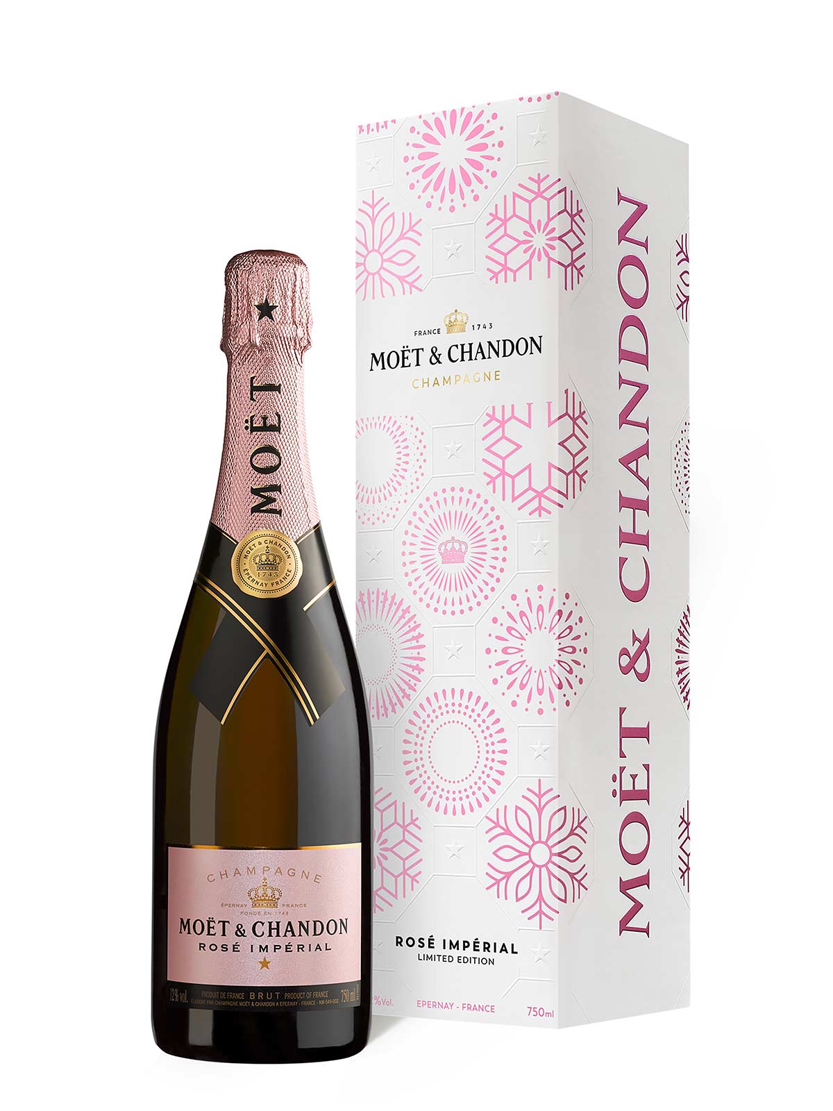 Moet and Chandon Rose Duo Champagne 750ml