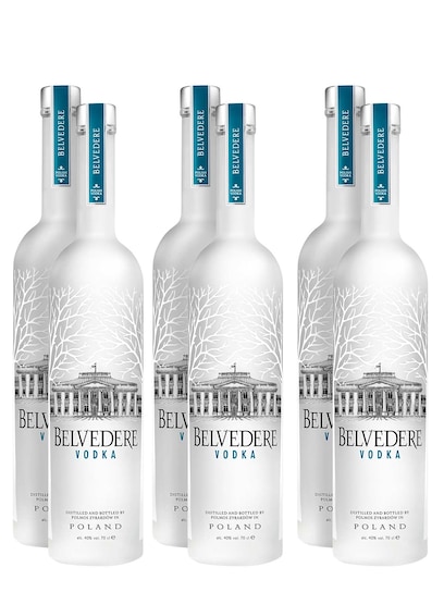 Belvedere Vodka Case of 6 - 70 cL